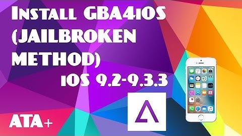 DOWNLOAD GBA4iOS 2.1 (Jailbroken Method) 9.2-9.3.3!