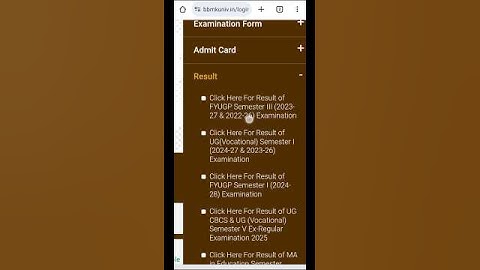 Download BBMKU FYUGP SEM 3 (2023-27 or 2022-26) Result #bbmkulatestnews #bbmku_result