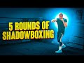 5 rounds of shadowboxing workout with boxing tips