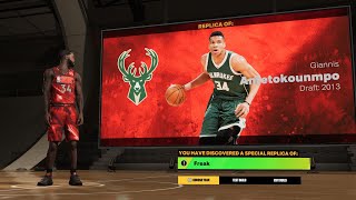Greek freak replica build nba 2k23
