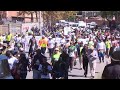 Hundreds march in Johannesburg against illegal migration as shops shut over looting fears