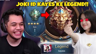 Seharian JOKIIN ID KAYES Balik Ke LEGEND Lagi!! Kita Bikin KAYES SENENG Dulu CUY!! - Mobile Legends