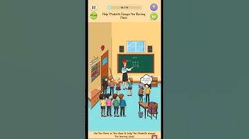 Frustrating Puzzle Game - Level 9 - Help students escape the boring class.