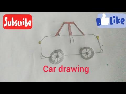 How to draw a car. - YouTube