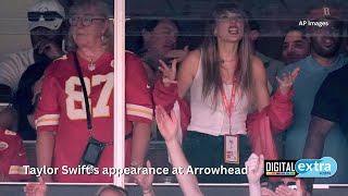 Taylor Swift in Arrowhead for Chiefs versus Bears