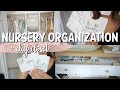 NURSERY ORGANIZATION IDEAS + HACKS | DIY BABY CLOSET UNDER $100 MAKEOVER!