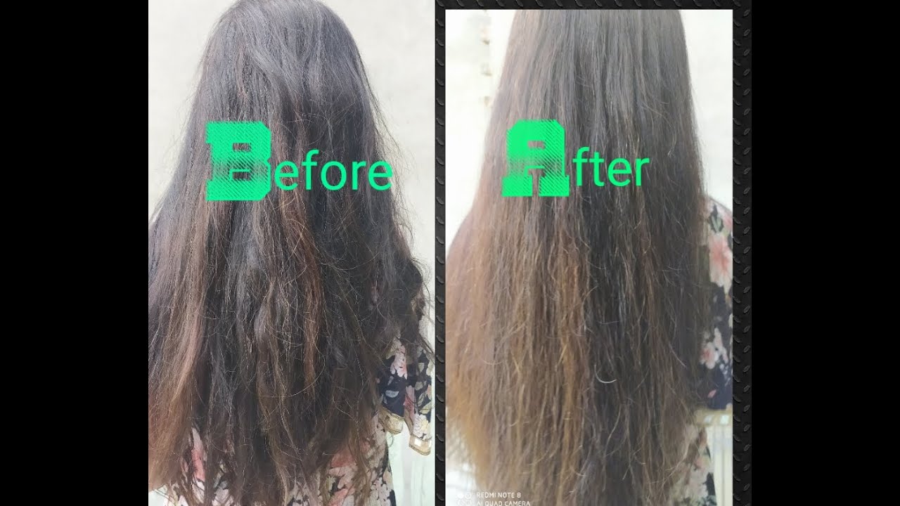 How To Repair Dull Hairs Hairs Straightaing At Home YouTube