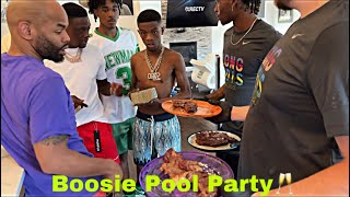 Party bei Boosie am Pool🔥‼️