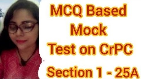 Mock Test on CrPC | Section 1 - Section 25A #crpc #judiciary #mocktests #importantquestionsipc #rjs