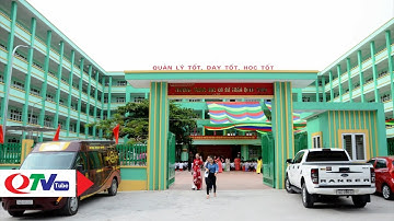 Gắn biển công trình trường THCS Trần Quốc Toản (TP Hạ Long) | QTV