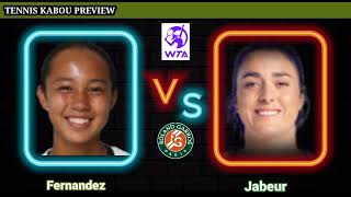 Ons Jabeur vs Leylah Fernandez Live Streaming | Roland Garros 2024 Live | Fernandez vs Jabeur Live