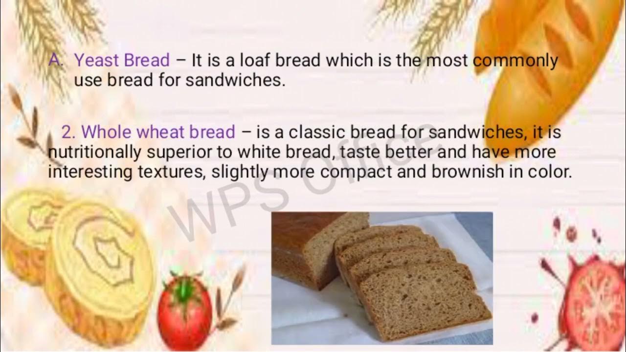 IDENTIFY BREAD SUITED FOR SANDWICH MAKING YouTube