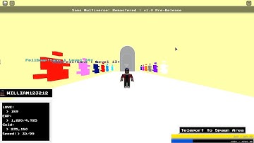 Sans Multiverse 3D RPG: All Bosses in Section 1