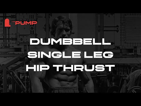 Dumbbell Single Leg Hip Thrust