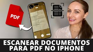 Digitalizar: SCANNEAR DOCUMENTOS no IPHONE pelo notas