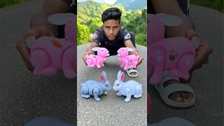 4 Ta Mini And Big Rabbit 🐇 Unboxing Animals Toys video 🔥