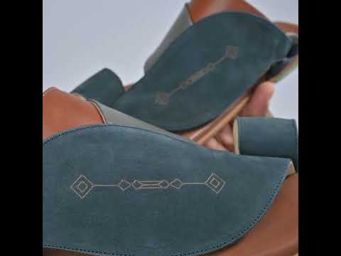 نعال شرقي ايطالي من الجلد الشمواه