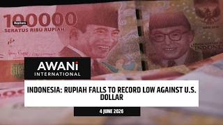 Rupiah currency falls to record low against U.S. dollar