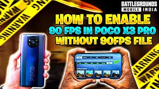 How To Enable 90 Fps In Poco X3 Pro without Apps & Config | Poco X3 Pro 90 Fps Enable | PUBG MOBILE