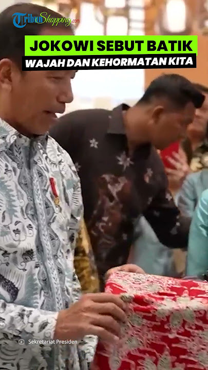 DISAMBUT MERIAH, Jokowi 'Cuap-cuap' soal Pentingnya Pakai Batik: Wajah dan Kehormatan Kita