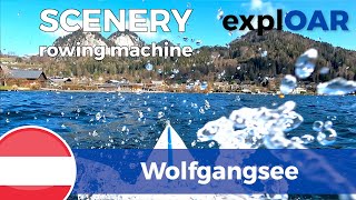 Wolfgangsee part 1 scenery for indoor rowing  Lake Wolfgang, Austria  rowing machine