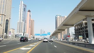 Dubai 4K, Palm Jumeirah- Driving Downtown