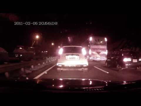 行車紀錄器DOD F880LHD 夜視1920X1080 夜間高速公路測試 2