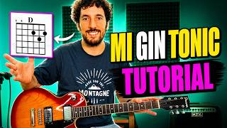 APRENDE a tocar MI GIN TONIC  Andrés Calamaro | Tutorial Guitarra Fácil (Acordes, Rasgueo y Punteos)