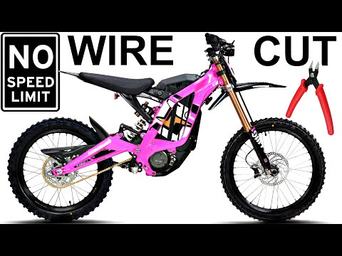 Снятие ограничителя скорости Surron Light Bee X 2025 (обрыв провода)