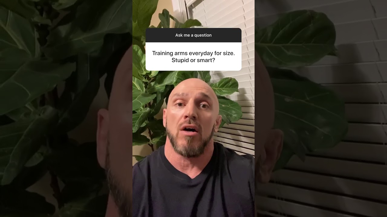 💪🏻 Should You Train ARMS Everyday For Enhanced Size Gains?? Actually...  || 