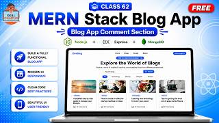 Class 62 - MERN Stack Blog App | Blog App Comment Section