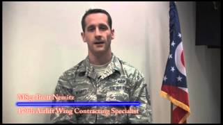 CCMSgt Smith Visits the 179th Airlift Wing