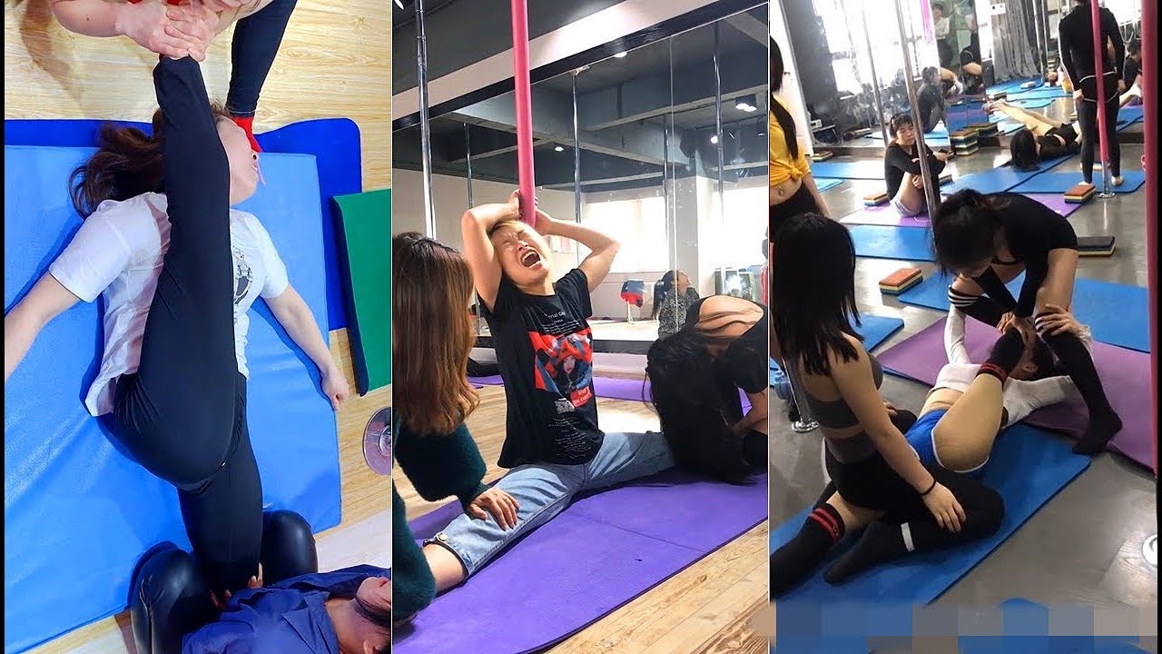 Крутясь и сгибаясь, её растяжка не кончается