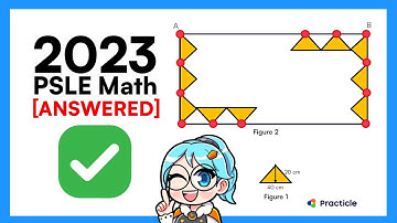 PSLE Math 2023 Question Answered | Triangle Card and Pin | Paper 2 Q16