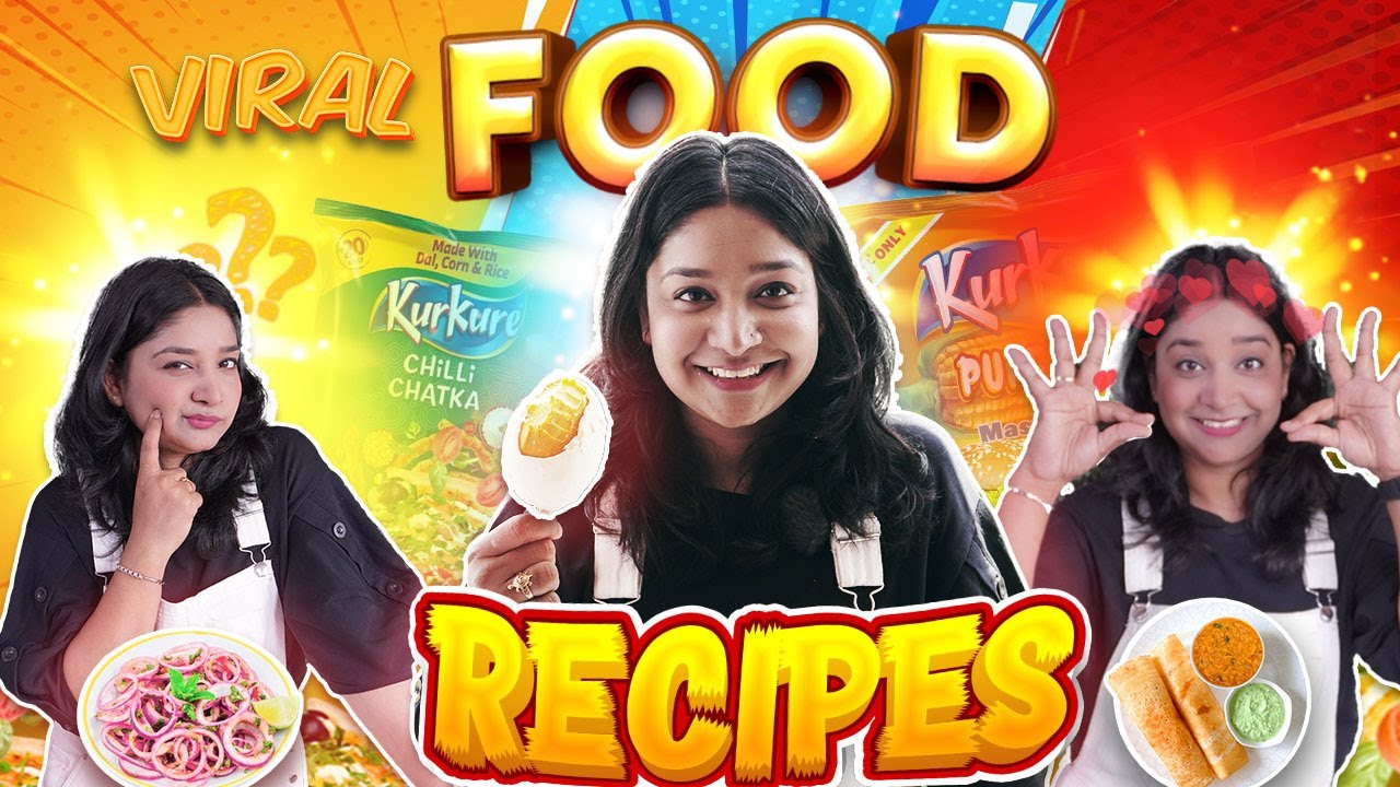Most Viral Recipes | Papad Dosa | Laccha Pyaz | Lays Chaat Recipe  @Fun2ooshFood