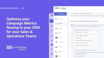 Optimize your Campaign Metrics flowing to your CRM for your Sales & Operations Teams