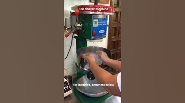 Ice shaver machine automatic