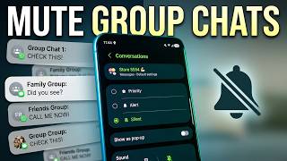 How to turn off notifications from a Group text on Android phones