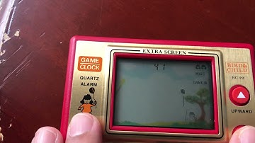 Game Clock LCD game Bird & Child