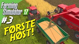 FØRSTE HØST! - Farming Simulator 2017 dansk Ep 3