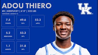 Adou Thiero - Kentucky - 2023-24 Transfer Portal Highlights