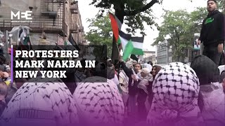 Hundreds mark Nakba anniversary at protest in New York