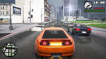 GTA: San Andreas Remastered 2021 Gameplay - GTA SA MAP in GTA 5 MOD