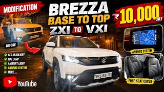 BREZZA MODIFICATION LXI TO VXI ✨ FREE FREE #brezza #modificition #brezza #karolbagh #yt #modified 