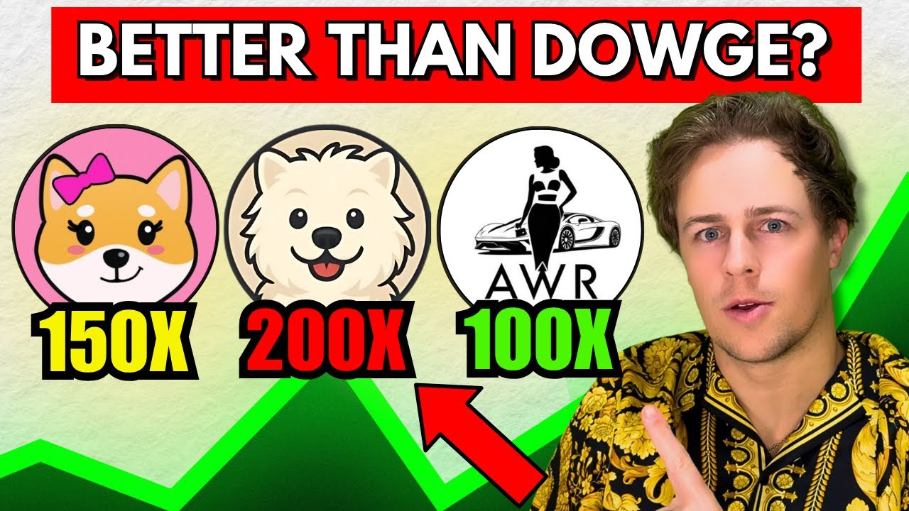 Top 5 MEMECOINS that can EXPLODE like DOWGE in 2025 (INSANE ALPHA)