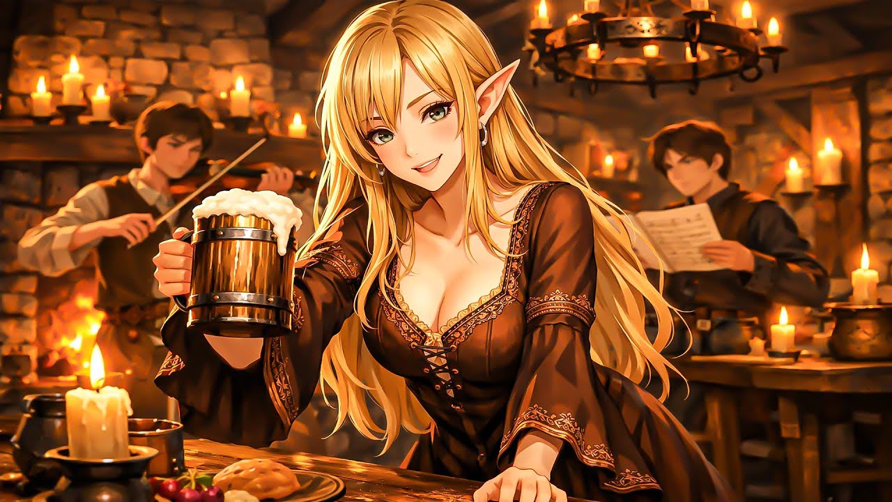 Medieval Tavern Fantasy Music | Amazing Relaxing  D&D Tavern Music Inspired By Skyrim & Witcher