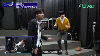 Jeongwoo, Jaehyuk jamming and singing to iKON's Love Scenario and Asahi's piano accompany them 🎹🎶