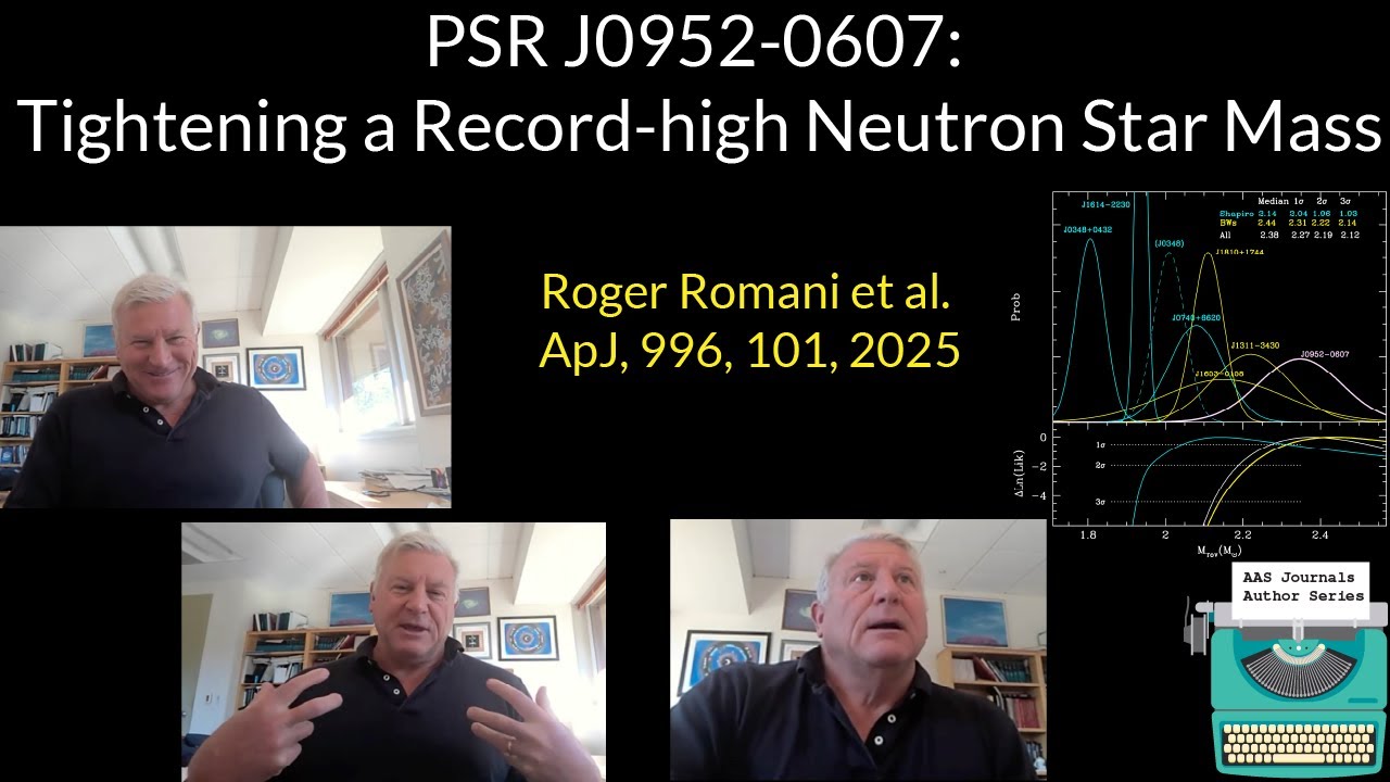 Серия статей для авторов журнала AAS: Роджер Романи, апрель 2026 г., номер журнала 996, стр. 101R