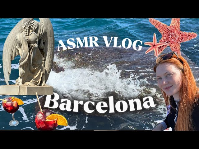 ASMR VLOG 𓆈 Barcelona 𓇼 (German whispering voiceover)