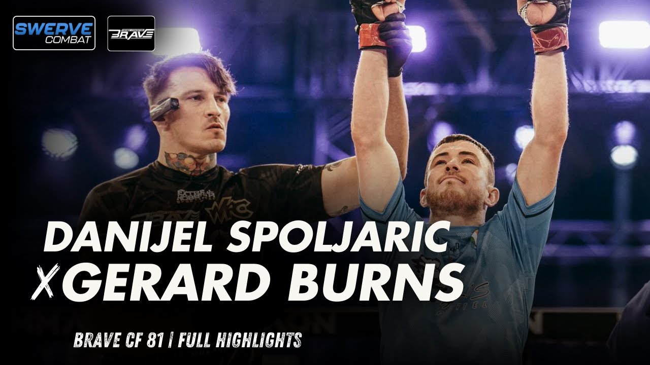 Gerard Burns vs Danijel Spoljaric | FULL FIGHT HIGHLIGHTS | BRAVE 90 | 23 November 2024